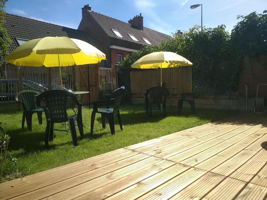 La Brise Malouine Au Bord De Mer Avec Jardin Dunkirk Dış mekan fotoğraf